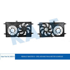 FAN MOTORU KOMPLE MASTER III 10 MOVANO B III 10 2.3 DCI M9T