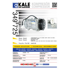 KLİMA KOMPRESÖRÜ PARTNER-BERLINGO-EXPERT-JUMPY-P205-P206-P306-P406-P806-C5-XSARA