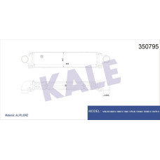 TURBO RADYATÖRÜ INTERCOOLER AL/PL/BRZ S60 II-S80 II-V60-V70 III-XC60-XC60 II-XC7