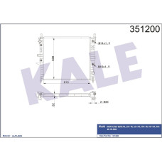 MOTOR SU RADYATORU MERCEDES ML-CLASS W163 98 05