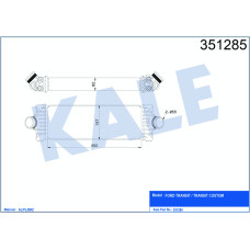 TURBO INTERCOOLER RADYATOR TRANSIT V347 11 14 V362 14 CUSTOM 12 2.2TDCI 155PS AR