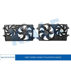 FAN MOTORU KOMPLE CIFT FANLI FORD TOURNEO CONNECT 02 14