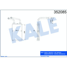 KALORİFER RADYATÖRÜ MASTER-MOVANO 2.5-3.0 DTI-DCI 235x145x42