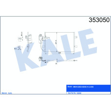 KLIMA RADYATORU MERCEDES W168 W414