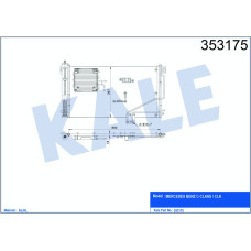 KLIMA RADYATORU MERCEDES W203 CL203 S203 C209 R230