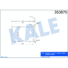 KLIMA RADYATORU KONDENSER FORD B MAX FIESTA VI 12 1.0 ECOBOOST