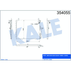 KLIMA RADYATORU MERCEDES W124 S124 A124 C124