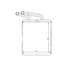 KALORİFER BRAZING AL/AL HYUNDAI H100-PORTER KALORİFER