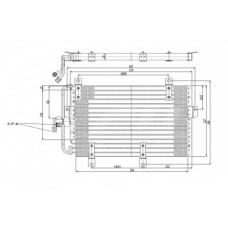 KONDENSER ALFA ROMEO 145-146-155-FIAT BARCHETTA-COUPE-TEMPRA-TIPO-LANCIA DEDRA-D