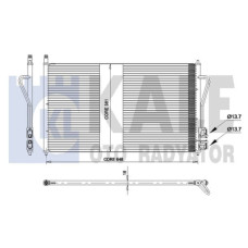 KLIMA RADYATORU FOCUS II 1.4 16V 1.8TDCI 1.6 ZETEC S 16V 98 04