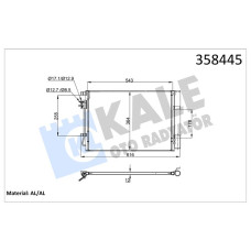 353130 KONDENSER HYUNDAI i20 1.2 12- AL/AL