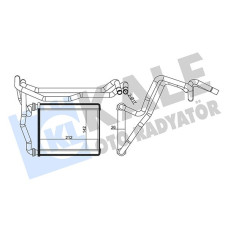 KALORİFER TOYOTA RAV 4 II HEATER CORE