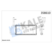 KALORİFER HONDA CR-V HEATER CORE