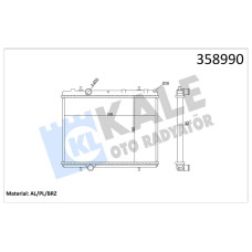 RADYATÖR PEUGEOT 307 YM-3008 RCZ-PARTNER TEPE BERLINGO III-308-5008-C4-C4 II DS4