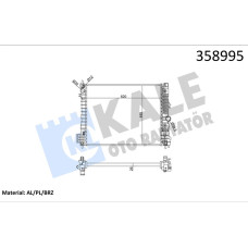 RADYATÖR OPEL MOKKA 1.4-1.6 12- MOKKA X 1.4-1.6 CDTI 12- 1300365-1300366-4241832