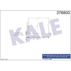 KLIMA RADYATORU BMW E46 M43 M52 M54 N40 N42 N45