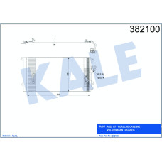 KLİMA KONDENSERİ VW TOUAREG-AUDI Q7 AL/AL 720x368x16