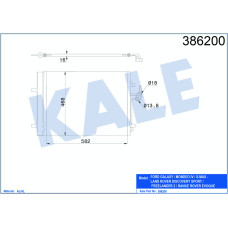 KLIMA RADYATORU MONDEO IV S MAX 07 2.0 TDCI GALAXY 2.0TDCI 07 14 VOLVO S60 S80 I