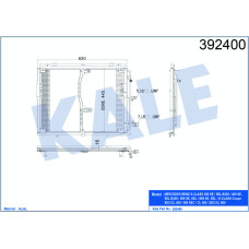 KLIMA RADYATORU MERCEDES S-CLASS W140 91 98