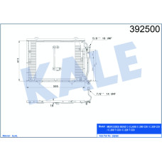 KLIMA RADYATORU MERCEDES W202 S202 W210