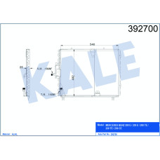 KLIMA RADYATORU MERCEDES W124 S124 C124