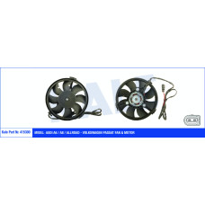 FAN MOTORU DAVLUMBAZLI AUDI A6-A8-ALLROAD-VW PASSAT 300W-280mm