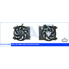 FAN MOTORU DAVLUMBAZLI CORSA C 1.0-1.2-1.4-1.8 00 COMBO 1.6 01 170W-294mm