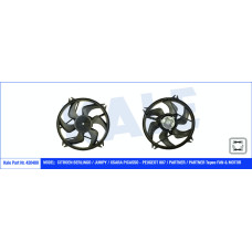 FAN MOTORU DAVLUMBAZLI PARTNER II-BERLINGO III-XSARA PICASSO 1.6HDI 460W-385mm