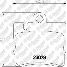 fren balatasi arka wva23078 mb w220 03-05