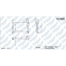 radyator motor tempra-tipo 16 s-sx-sxa bidonlu 2 sira al-pl496x322x32motor rady