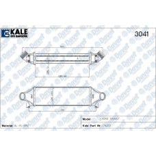 turbo radyatoru intercooler ford transit 2-4 tdci v184-v347 alal