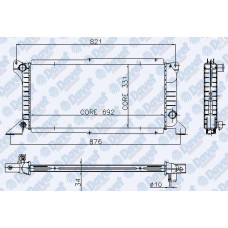 su radyatoru ford transit t-1519 ym-turbo 98-01 alplbrz