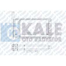 kalorifer radyatoru ford escort 1-4clclx aluminyum borulu 90- 2 aliminyum