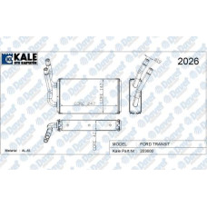 kalorifer radyatoru ford transit 2-2  2-4  3-2 v347 06- 2 sira albrz