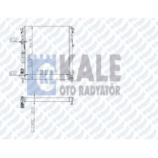 su radyatoru renault clio symbol i  kangoo  logan i 1-4-1-6 16v mus aliminyum