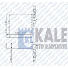 kalorifer radyatoru renault clio ii  kangoo 98- 2 sira al-pl aliminyum