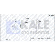 su radyatoru iveco daily iii  iv 35c12 v- 35c12 vp- 35s12 v- 35s12 vp 06- al