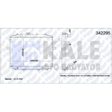 su radyatoru hyundai h100 h-1 starex porter 2-5 td  93-00 alplbrz manuel