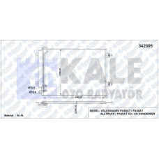 klima radyatoru vw passat  passat alltrack-passat cc-cc 05- alal kurutucu ile
