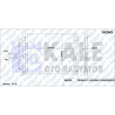klima radyatoru renault laguna i  grandtour 1-8  2-0  2-2  3-0 24v  2-2 d 9