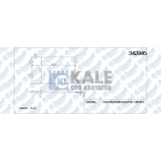 KLIMA RADYATORU VW GOLF III / CABRIO / VARIANT / VENTO  1.6-1.8-1.9 TDI-2.0 GTI-