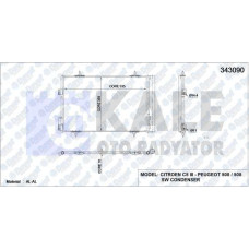 klima radyatoru peugeot 508508 swc5 iii 1-6 hdi  2-0 hdi  1-6 vti 10- alal