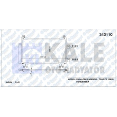 klima radyatoru toyota yaris 1-0 vvt-i   1-3 vvt-i 05- daihatsu charade 1-33 1