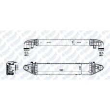 turbo radyatoru intercooler mb c-class  c-class t-model  e-class  e-class t-m