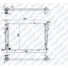 su radyatoru hyundai tucson-kia sportage 2-7 04-10 otom-sanz-ac-640x462x18