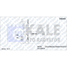 kalorifer radyatoru vw transporter t4 1-9d-td-2-0d-2-4d-2-5d-td on 234x157x42 ac