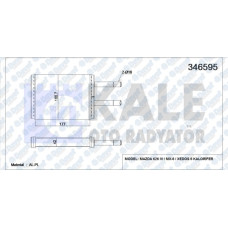 kalorifer radyatoru mazda 626 iv  mx-6  xedos 6 almknk