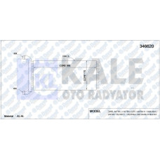 kalorifer radyatoru mb sprinter-vlokswagen crafter 2-0tdi-2-5tdi 06=- almknk