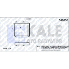 kalorifer radyatoru linea 1-3jtd-1-4mpi-1-6jtd ac-klimasiz 160x185x26 1 sira alb