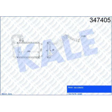 KALORIFER RADYATORU KIA CERATO 1.6 1.5/1.6/2.0CRDI 04-> BORULU [BRAZING AL/AL] [